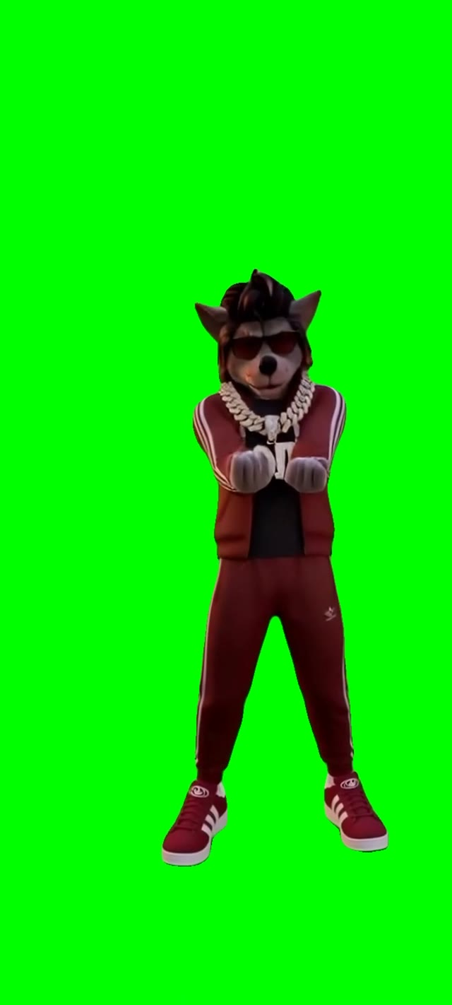 1000 Karat Volk Dance green screen