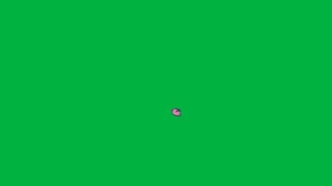 Kirby falling green screen