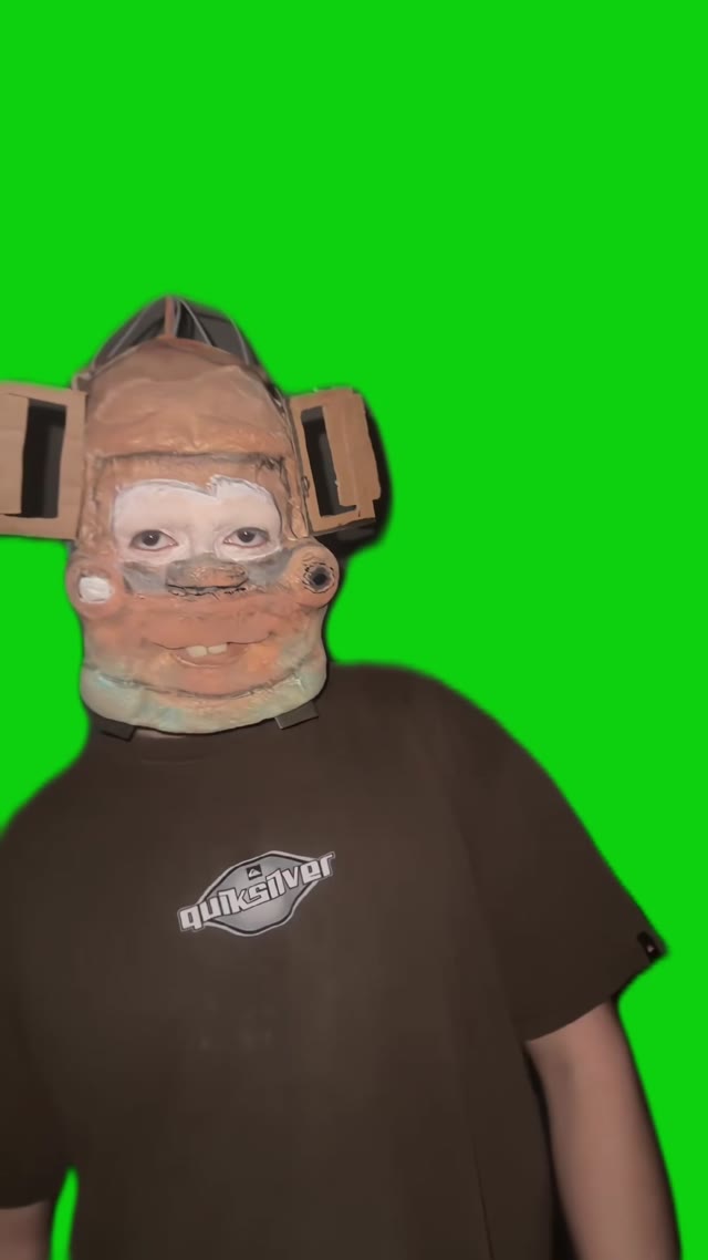 Mater in the mood green screen