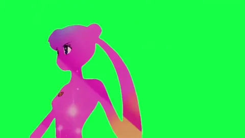 Sailor Moon Anime green screen