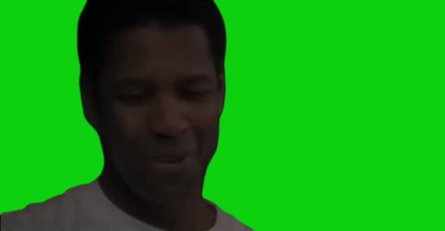 denzel washington my man meme green screen