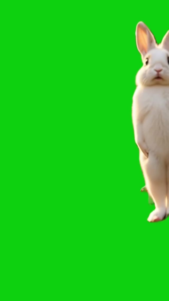 Fart bunny dance green screen