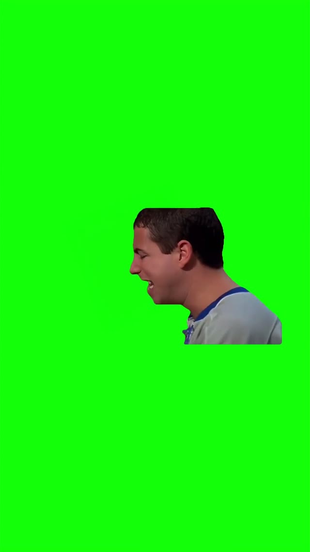 Adam sandler get the hell out of my life green screen