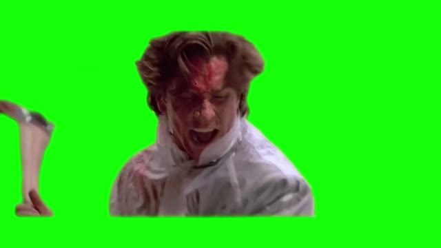 American20Psycho20Patrick20Bateman20kills20Paul20Allen20Green20Screen green screen