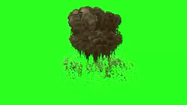 Anime Explosion Effect green screen