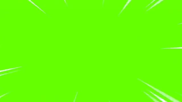 Anime White Lines green screen