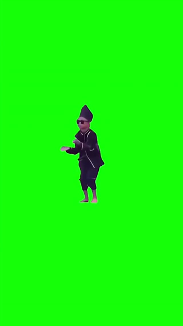 Aura farming kid  green screen