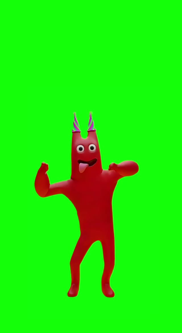 Ban Ban Chicken Dance green screen
