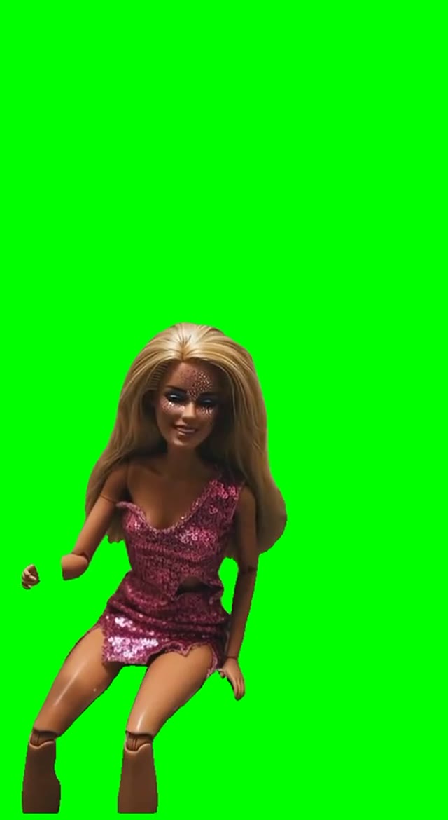 Barbies Your A Whore green screen