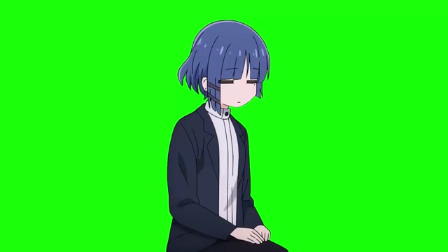 Bocchi20The20Rock20Ryo20the20Sad20Green20Screen green screen