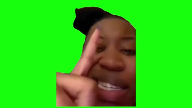 Bombastic Side Eye green screen