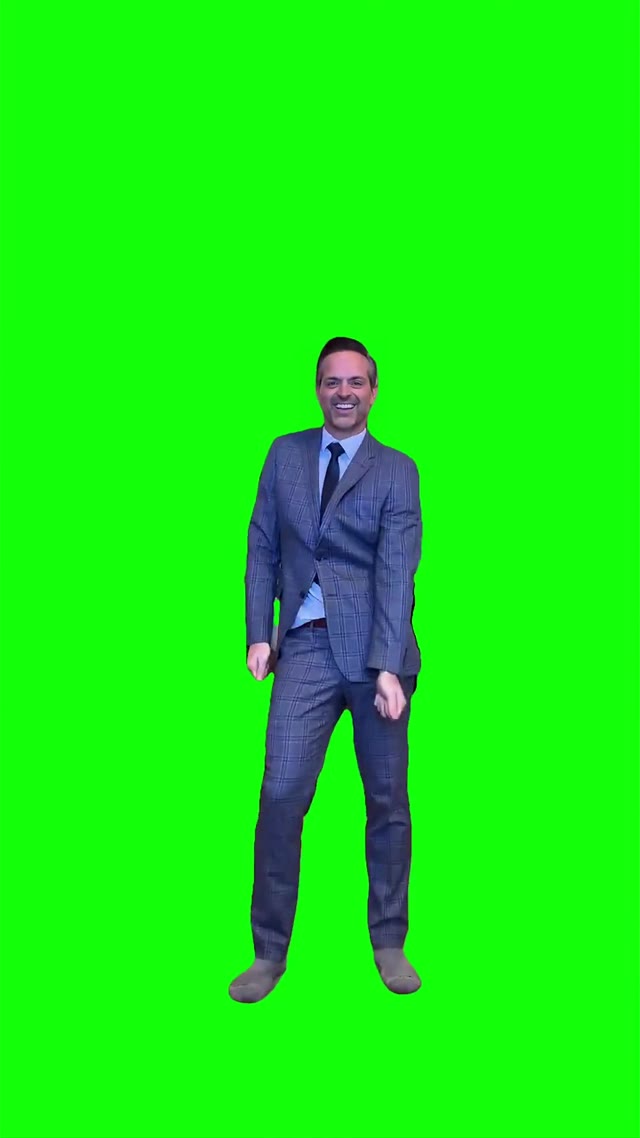 Boo dance trend green screen