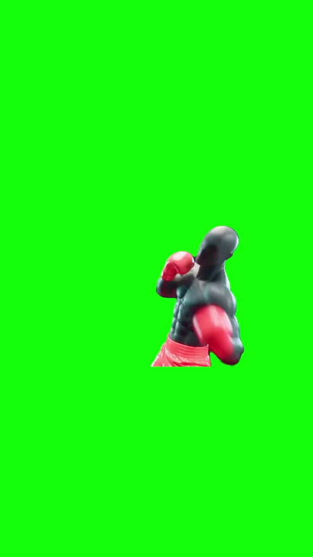 Boxing Trend green screen