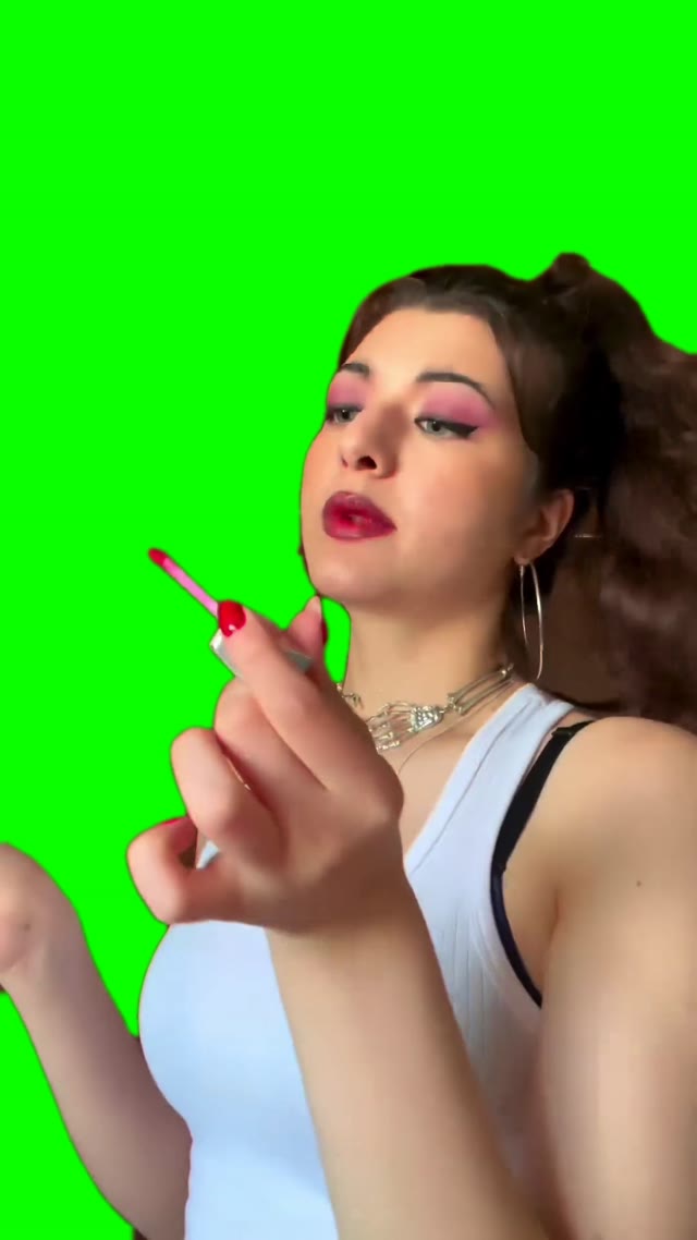 Brat reaction green screen