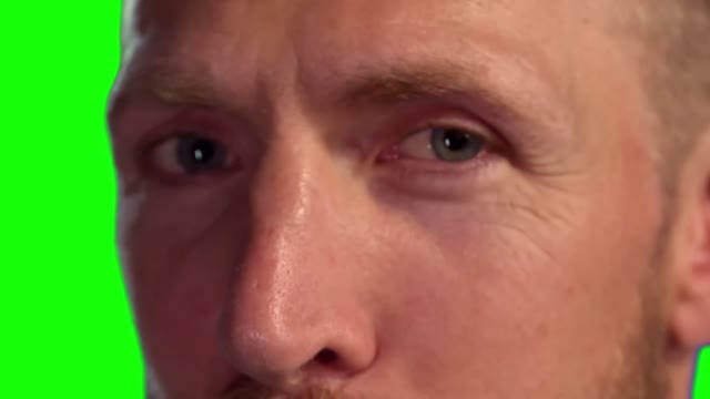 Bryan Danielson looking at you green screen