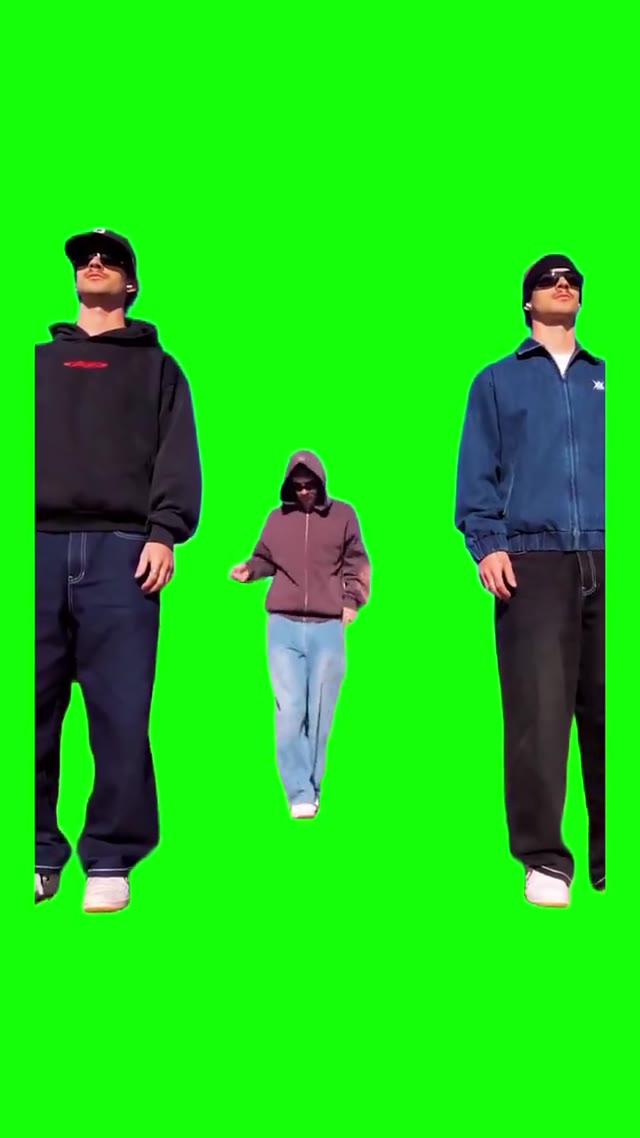 Caleb Dancing green screen
