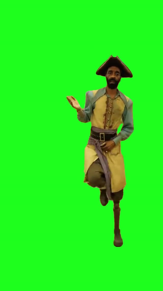 Captain Clark Dancing To I Just Feel So Nervy green screen