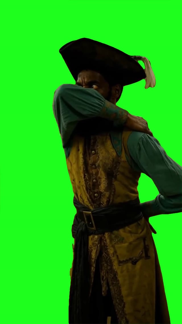 Captain Clark Dracula Dance green screen