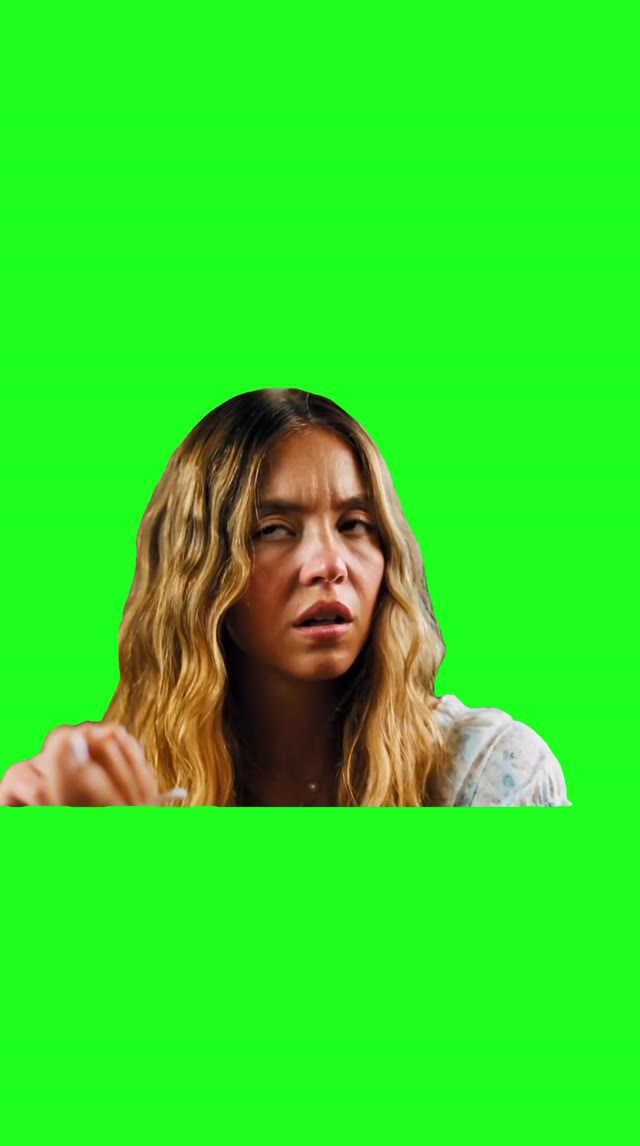 Cassie From Euphoria I Feel Sick green screen