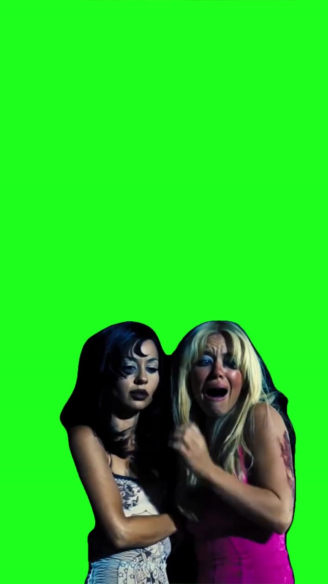 Cassie Screams green screen