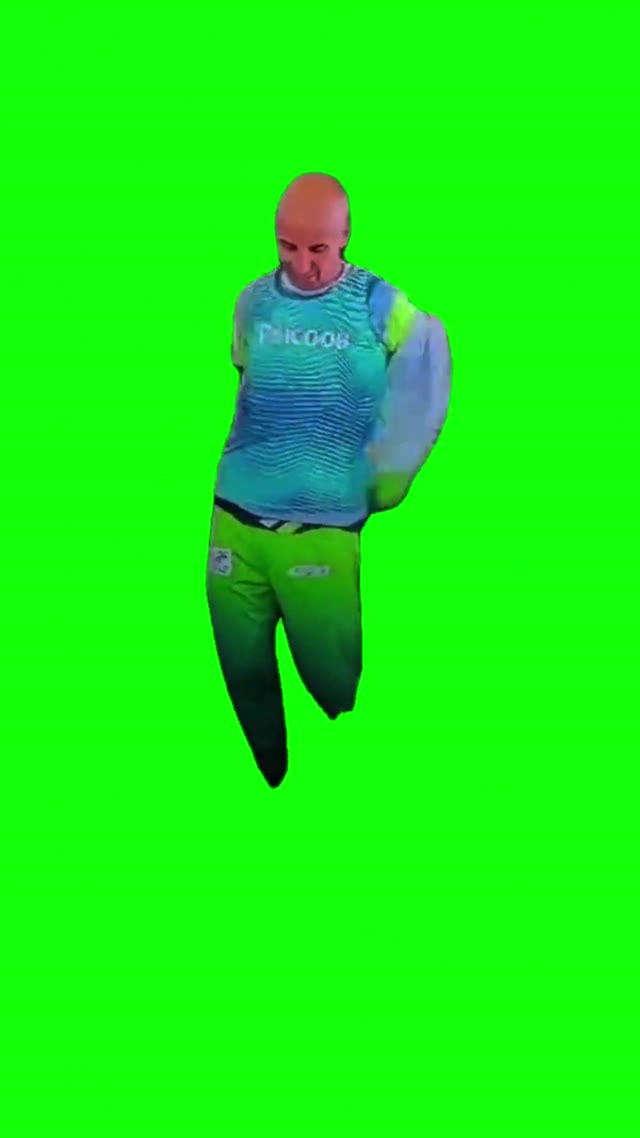 Changing Shirts Guy green screen