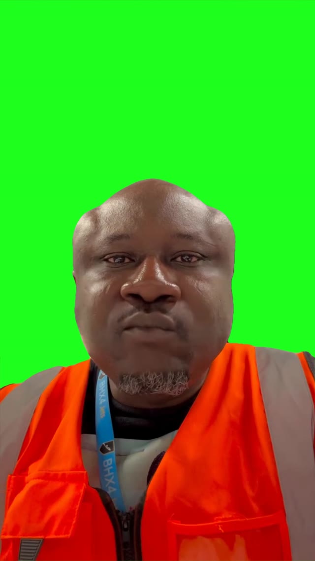 Chewing Loudly green screen