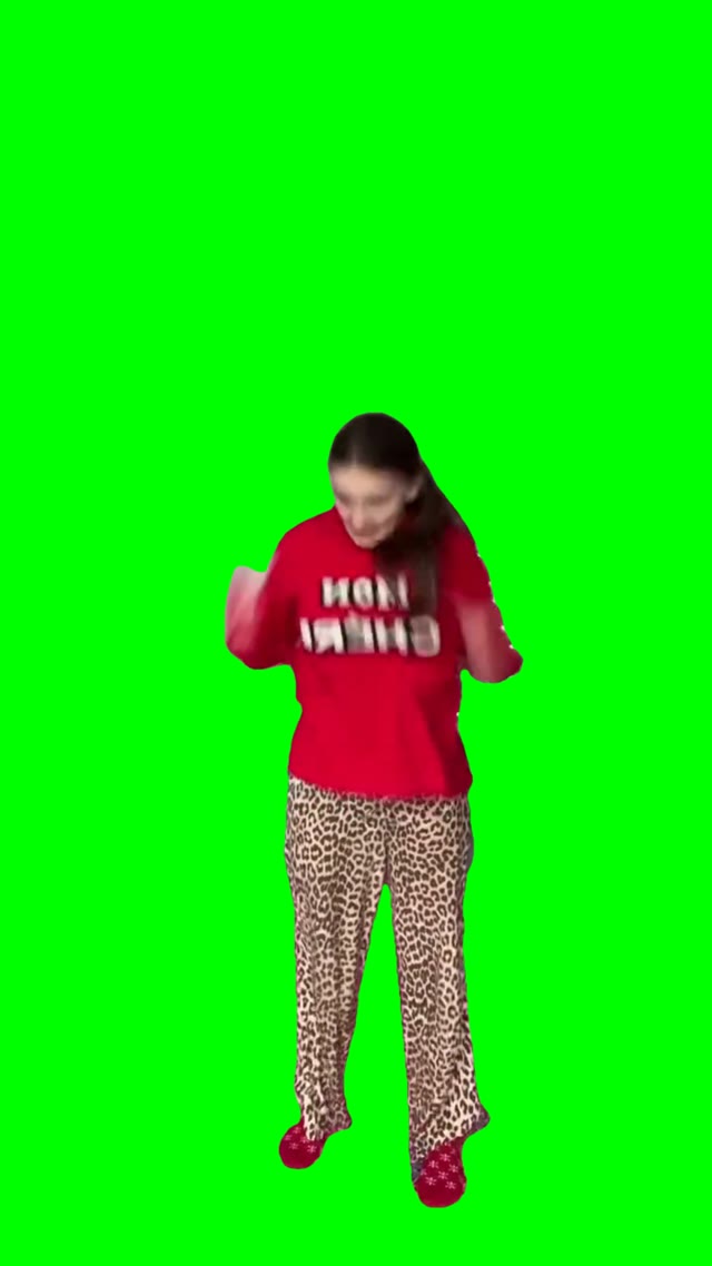 Clap clap dance green screen