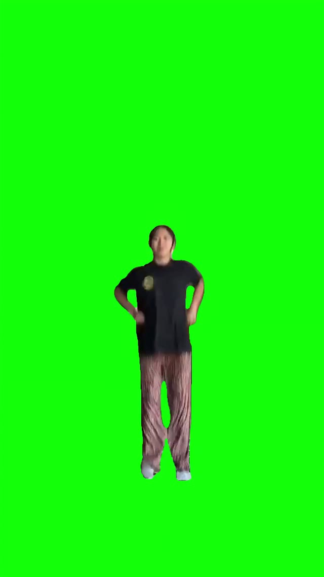 Coco Chanel dance trend green screen