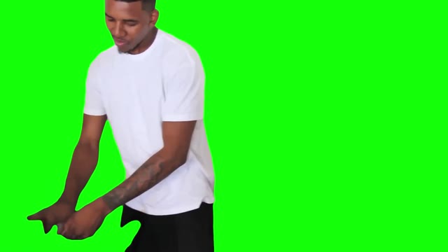 Confused Nick Young green screen