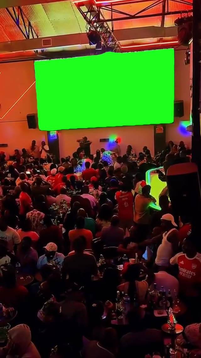 Crowd Cheering For Screen green screen