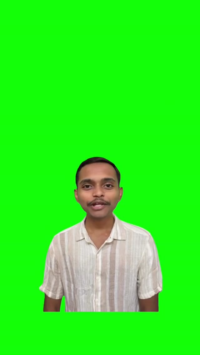 Darshan singing mustard green screen