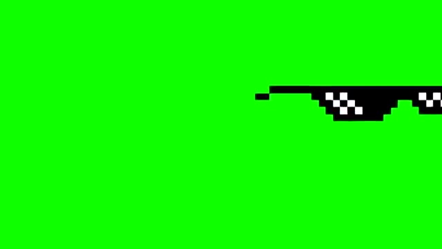 Deal With It Glasses green screen
