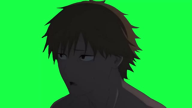 Denji Chainsaw Man Anime green screen