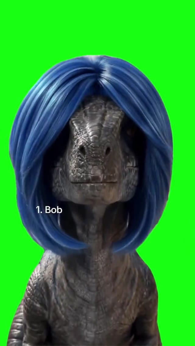 Dinosaur Bob Bob green screen