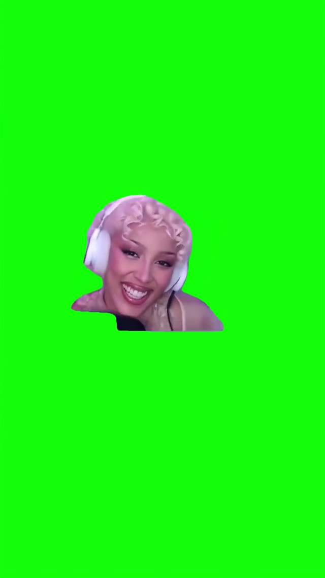 Doja Cat Evil Laugh green screen