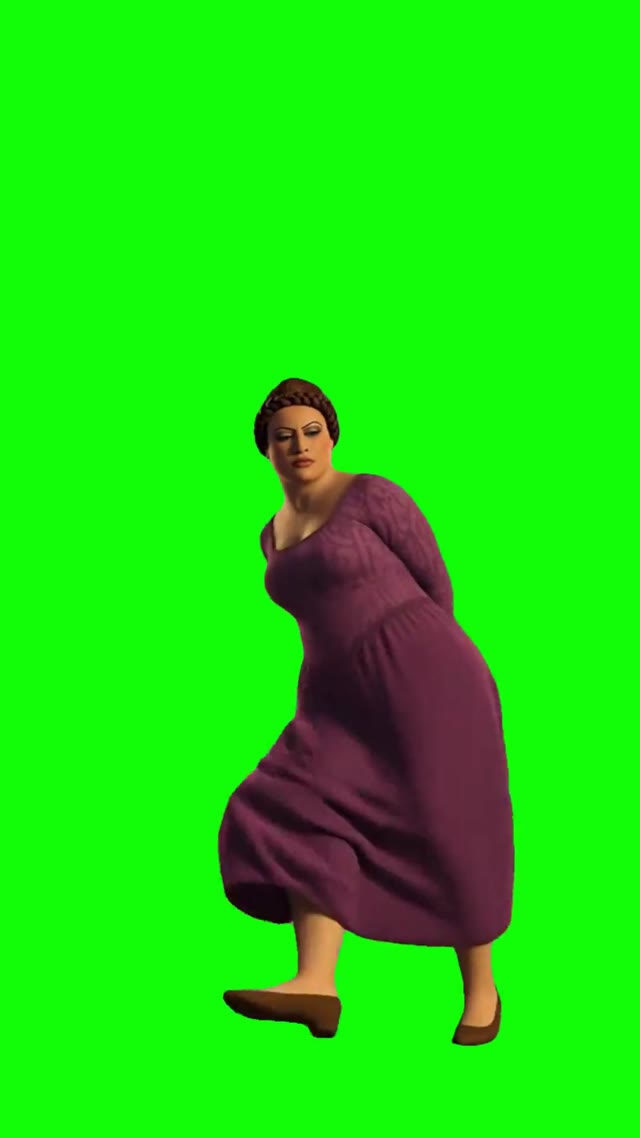 Doris Dancing green screen