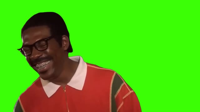 Eddie Murphy YEAH I GUESS SO green screen