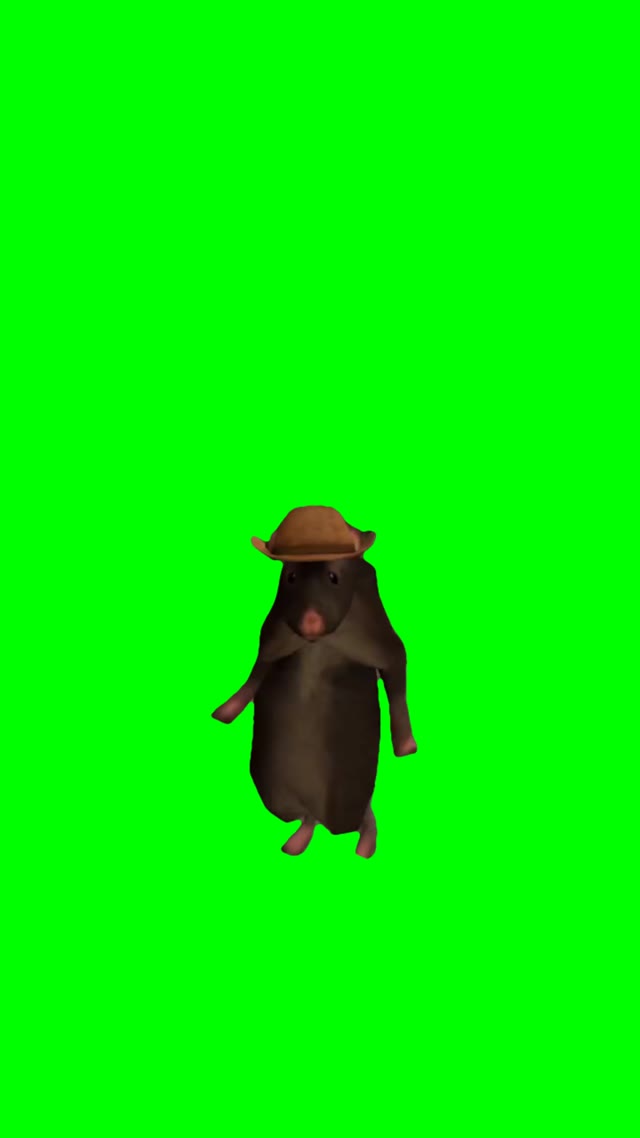 El sonidito rat dance green screen