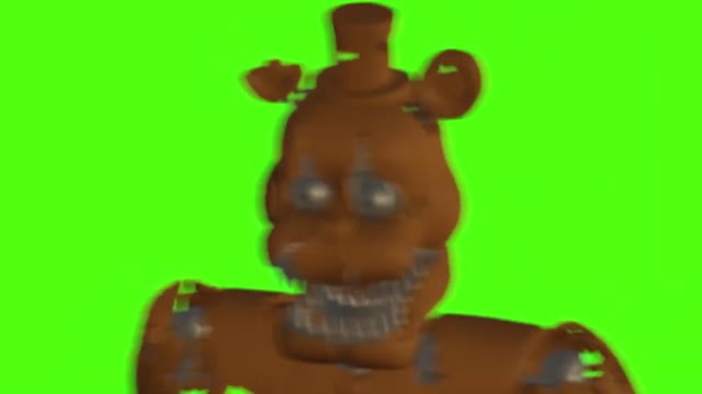 FNAF nightmare Freddy green screen