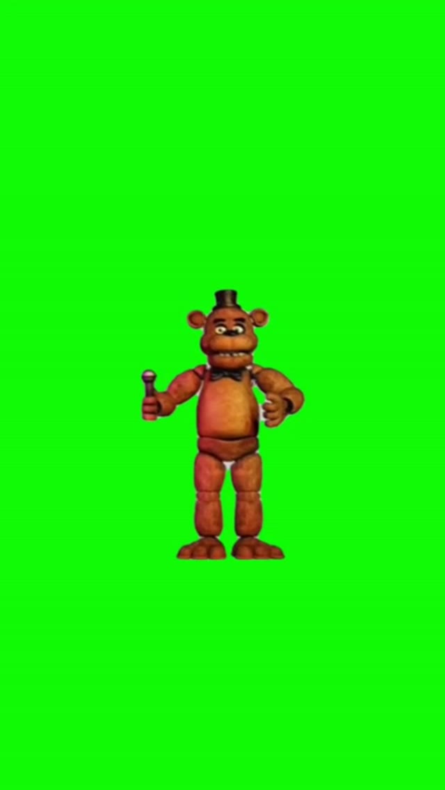 Freddy Fazbear Egyptian Dance Freddy Dance Trend  green screen
