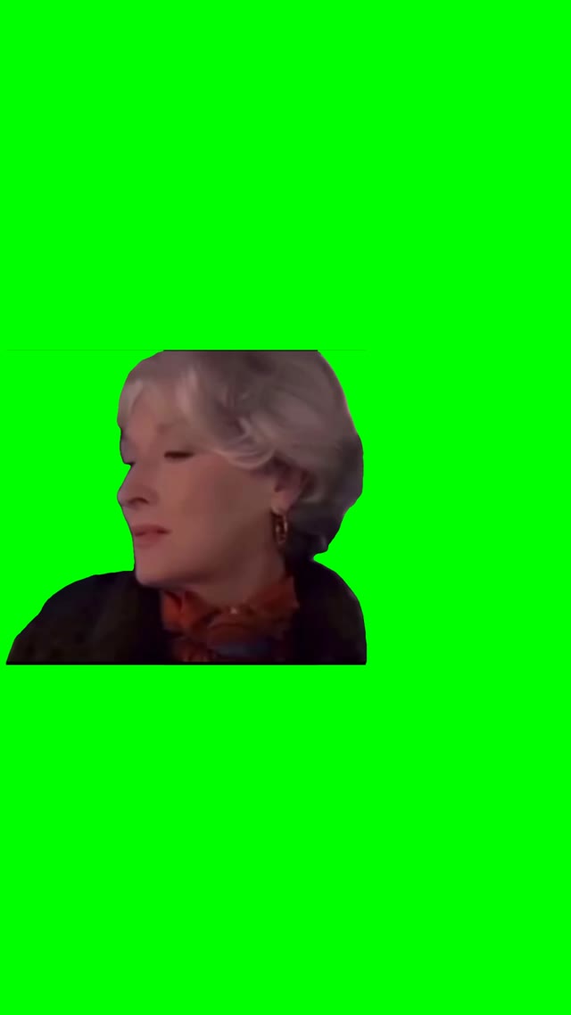 From sad to happy green screen