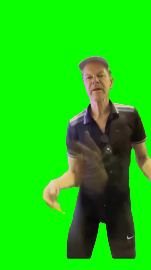 GDD2Kfas Guy dancing green screen
