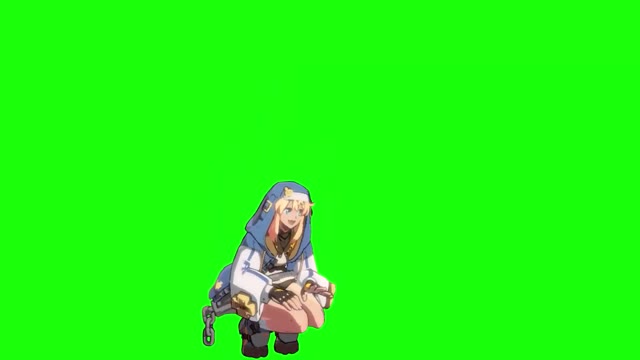 GGST Bridget green screen