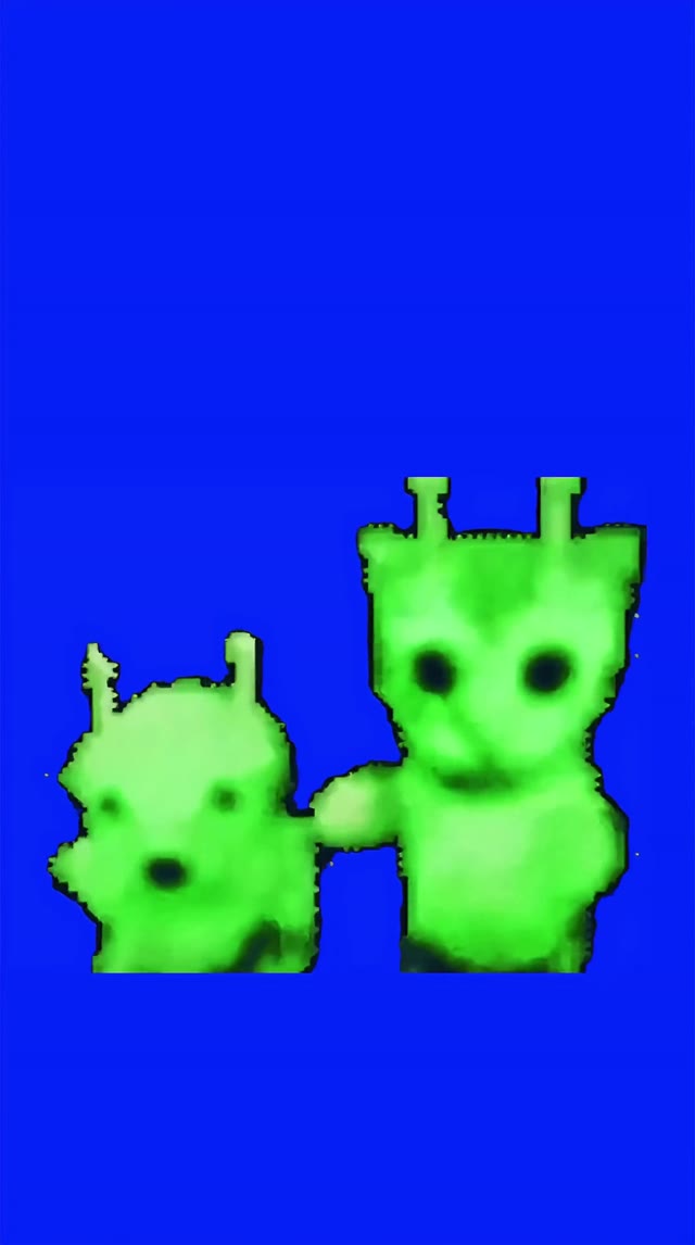 Gog dancing in ghetto Blue Screen 4k green screen