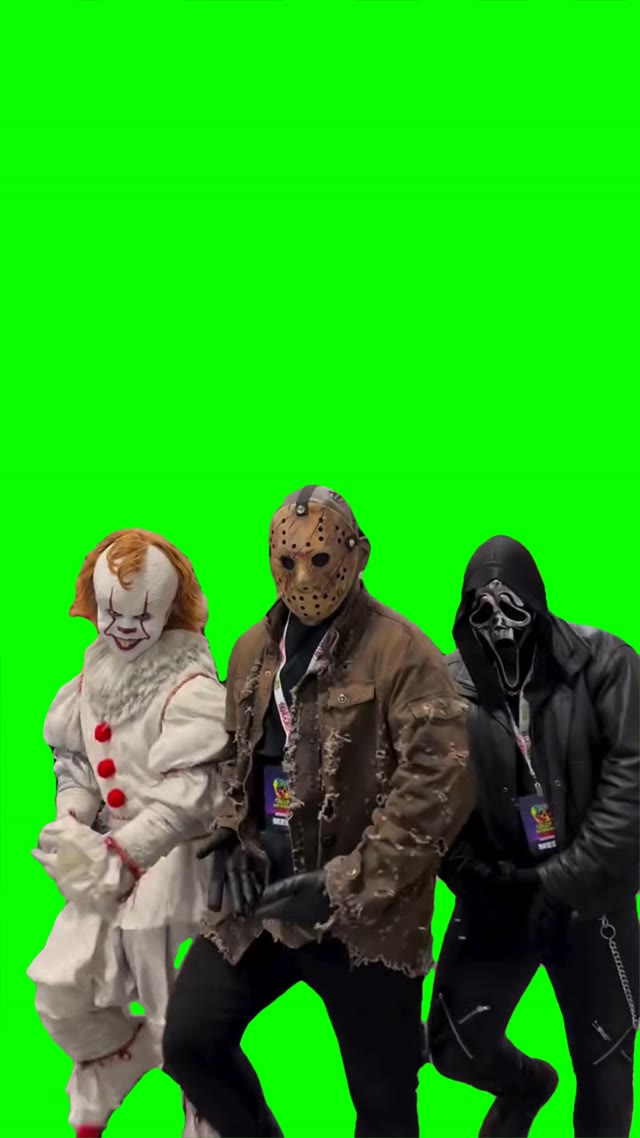 Good squad dancing green screen