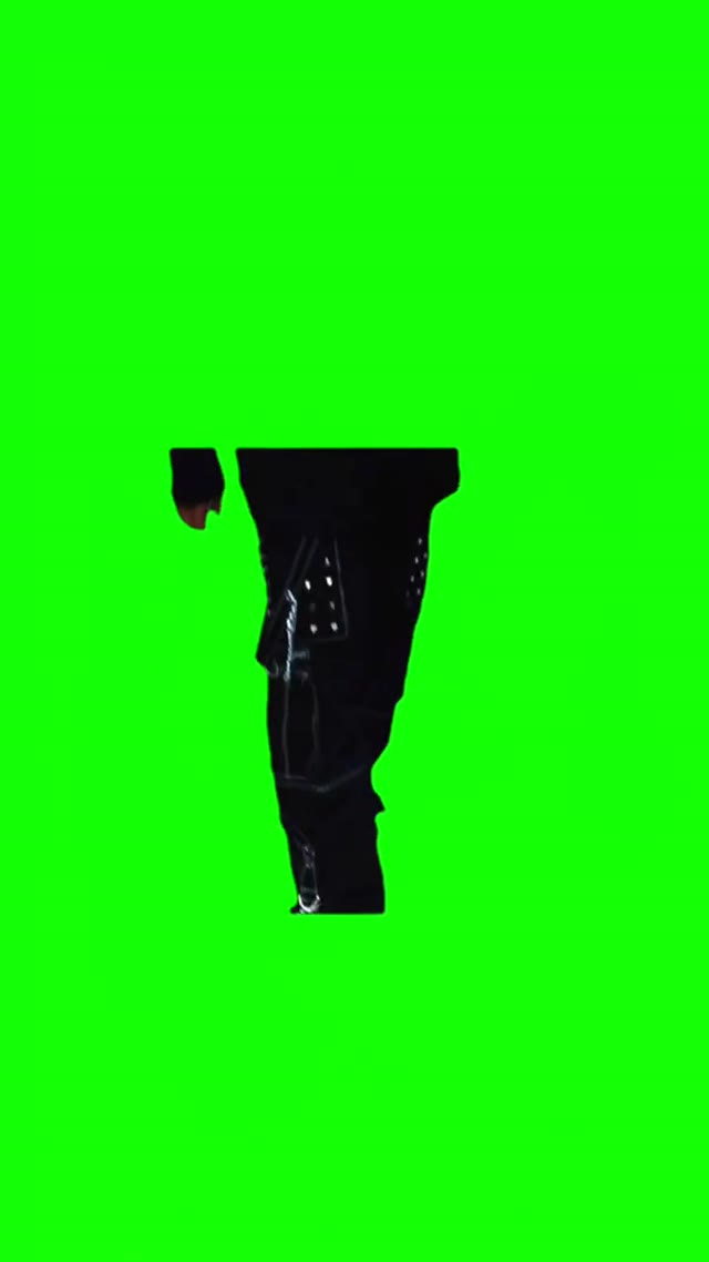 Goth Drake Wearing A Chocker green screen