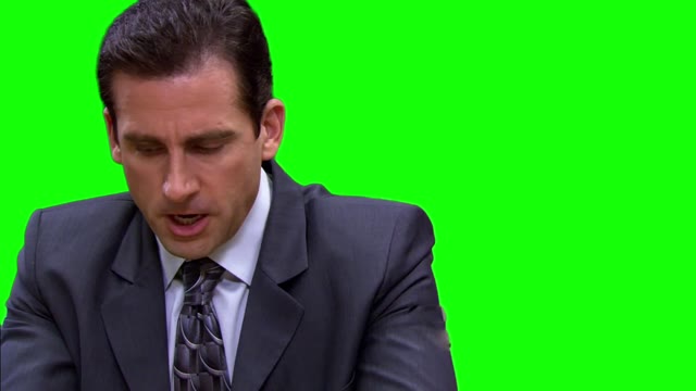Gq4tO8d2 The Office Michael Scott yesh green screen