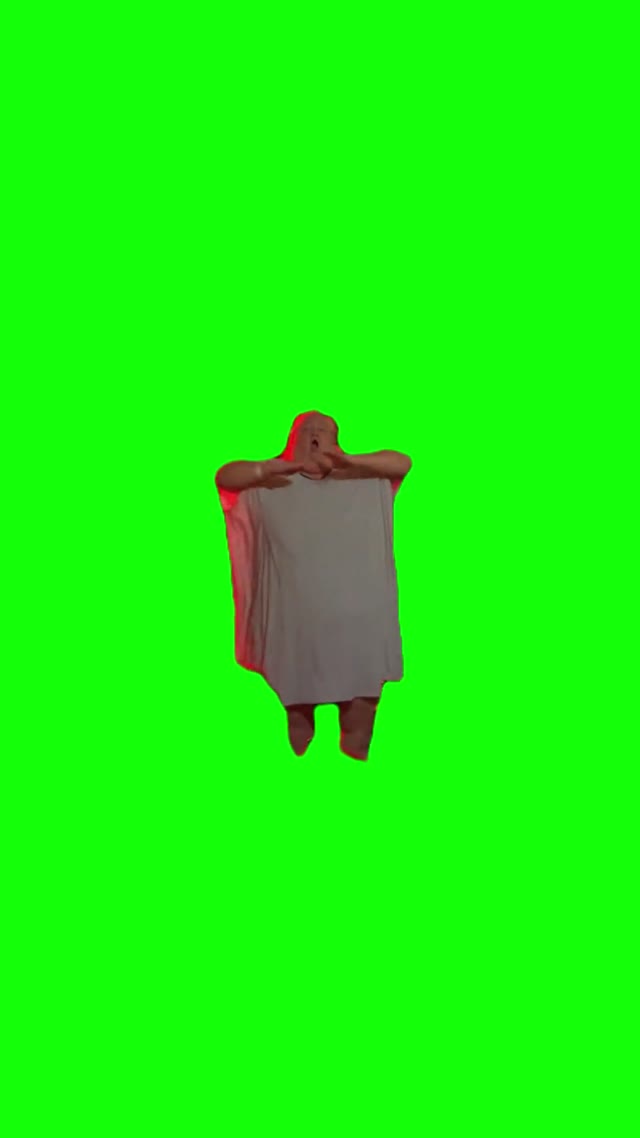Granny Dancing green screen