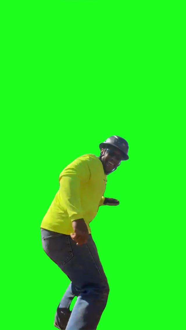 Guy Dancing green screen