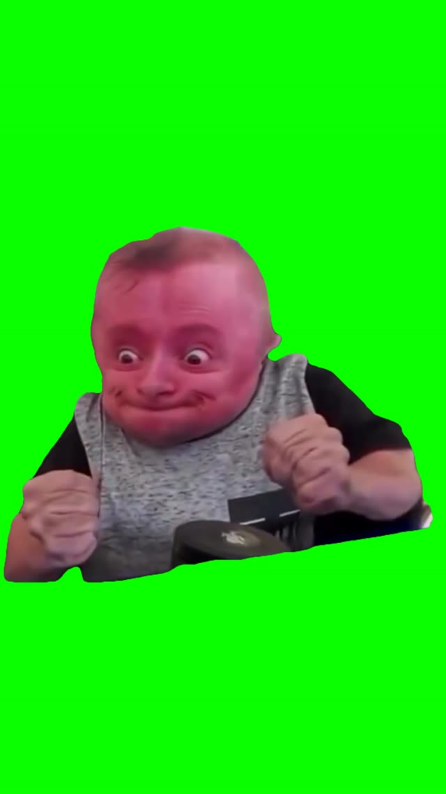 Guy gets angry green screen